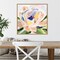 Spring Forth II by Annie Warren 22-in. W x 22-in. H. Canvas Wall Art Print Framed in Natural